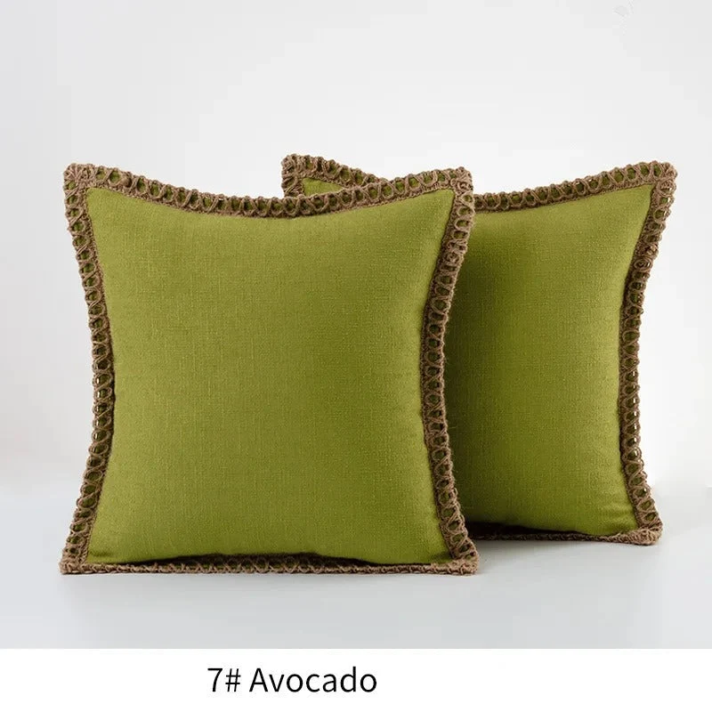 Trendy Rustic Decorative Pillowcase