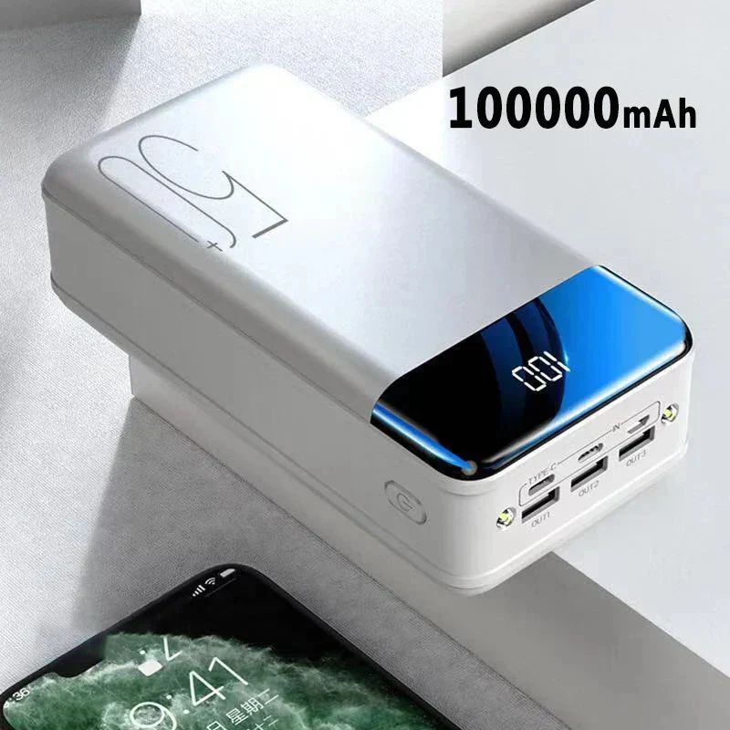 VoltMate Powerbank 50.000 mAh – USB-C Snellader voor Reizen & Nood