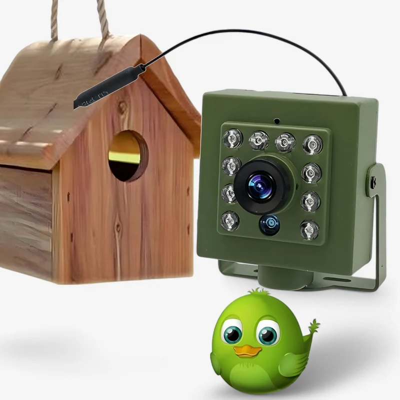 Wifi vogelcamera voor nestkast – Full HD, nachtzicht & weerbestendig