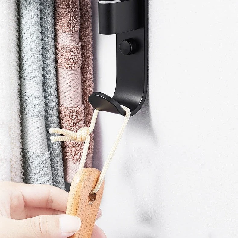 Tidyrack – Handdoekenrek met 5 draaibare armen in matzwart design