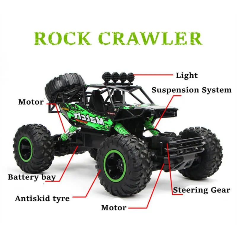 Offroad RC auto – 4WD afstandsbestuurbare monstertruck – Kinderen & volwassenen
