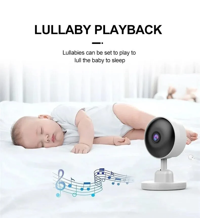 Nuvia – Babyfoon met camera & nachtzicht – Huil- & temperatuuralarm