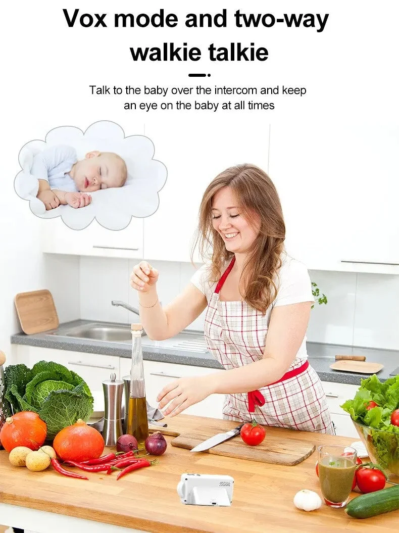 Nuvia – Babyfoon met camera & nachtzicht – Huil- & temperatuuralarm