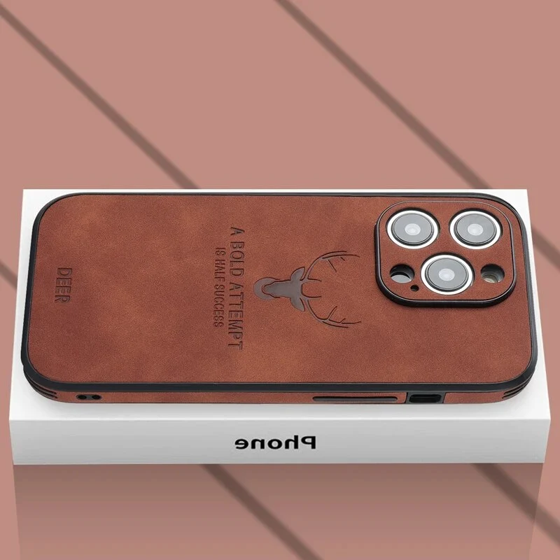 iPhone hoesje MagSafe – Magnetisch telefoonhoesje met suède-look