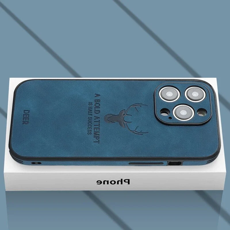 iPhone hoesje MagSafe – Magnetisch telefoonhoesje met suède-look