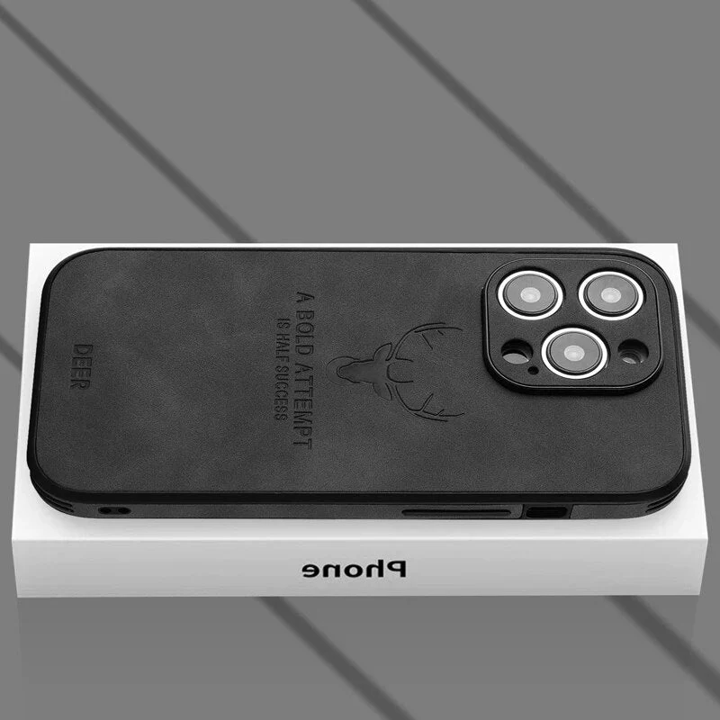 iPhone hoesje MagSafe – Magnetisch telefoonhoesje met suède-look