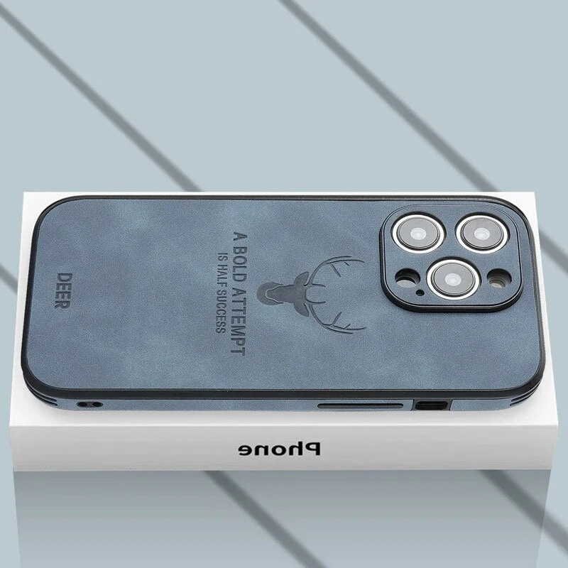 iPhone hoesje MagSafe – Magnetisch telefoonhoesje met suède-look