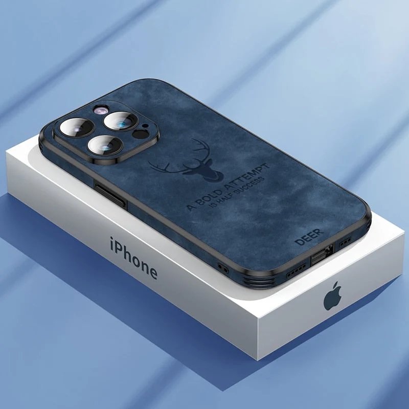 iPhone hoesje MagSafe – Magnetisch telefoonhoesje met suède-look
