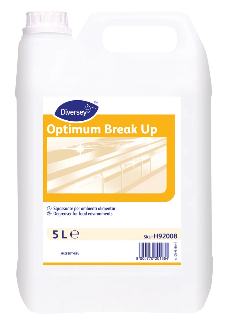 Detergente sgrassante energico Diversey Optimum Break Up 5 litri DISPONIBILE IN 7 GIORNI LAVORATIVI