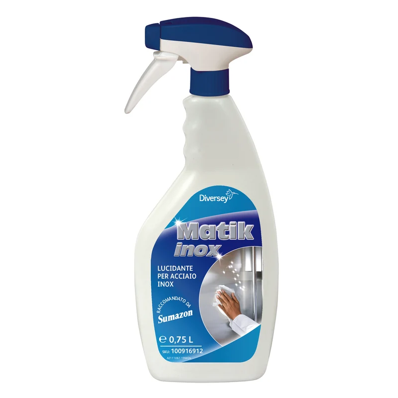 Lucidante per acciaio inox Diversey Matik Inox 6x750 ml DISPONIBILE IN 7 GIORNI LAVORATIVI