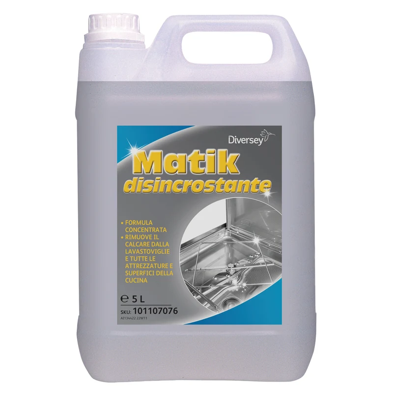 Disincrostante concentrato Diversey Matik Disincrostante D5.2 2x5 litri DISPONIBILE IN 7 GIORNI LAVORATIVI
