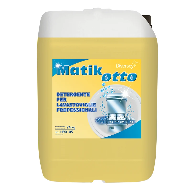 Detergente alcalino per lavastoviglie Diversey Matik Otto 24 kg DISPONIBILE IN 7 GIORNI LAVORATIVI