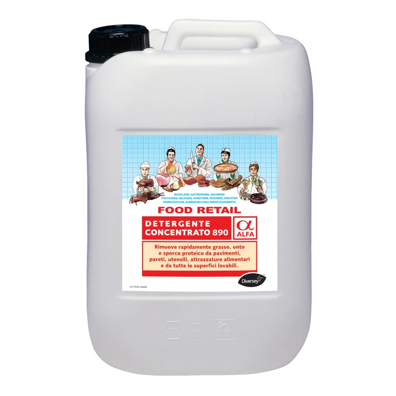 Detergente sgrassante universale concentrato Diversey F.R. Det. Conc. 890 Alfa 10 kg DISPONIBILE IN 7 GIORNI LAVORATIVI