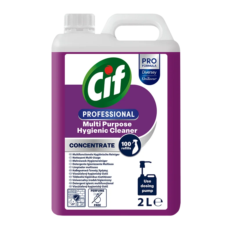 Detergente igienizzante multiuso concentrato Diversey Cif Professional 2 litri DISPONIBILE IN 7 GIORNI LAVORATIVI
