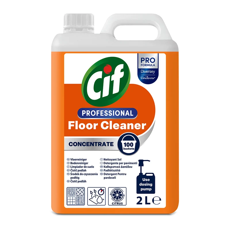 Detergente concentrato per pavimenti Diversey Cif Professional 2 litri DISPONIBILE IN 7 GIORNI LAVORATIVI
