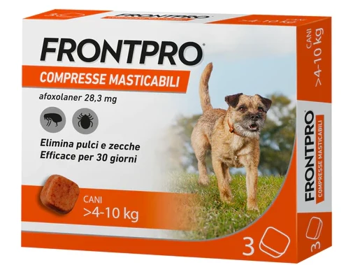 FRONTPRO 3 CPR 4-10 KG 28,3 MG