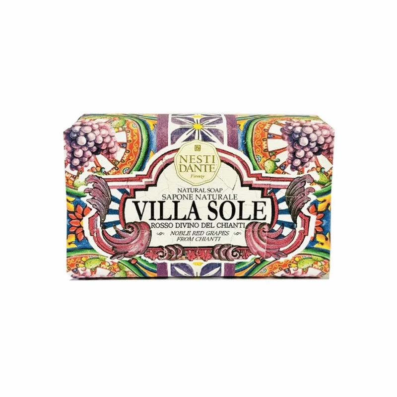 SAPONE NATURALE VILLA SOLE 250GR - ROSSO DIVINO DEL CHIANTI