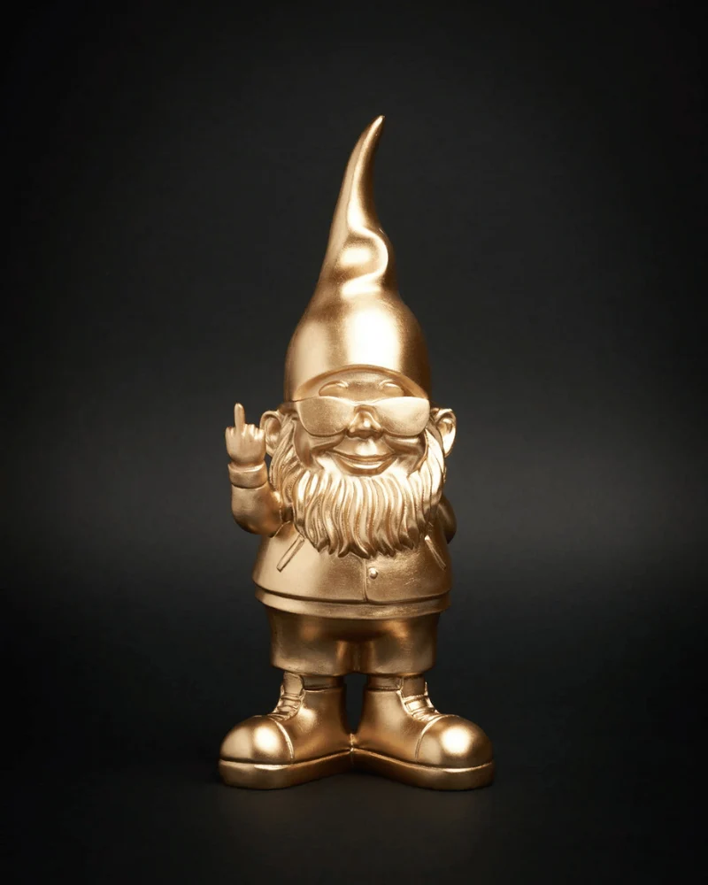 STATUETTA BERNARDO GOLD 29 CM