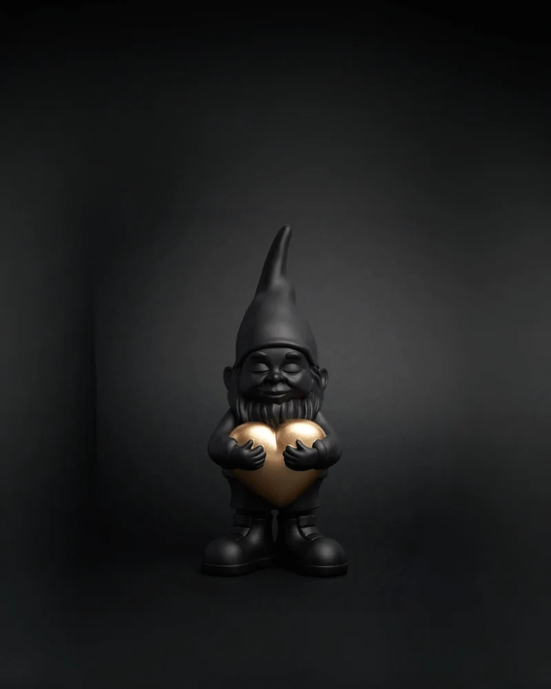 STATUETTA LOVER BLACK 12 CM