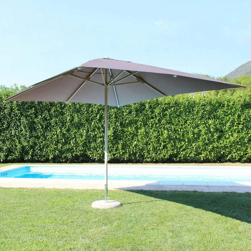 Ombrellone Brian 3x4 m Palo Centrale Alluminio