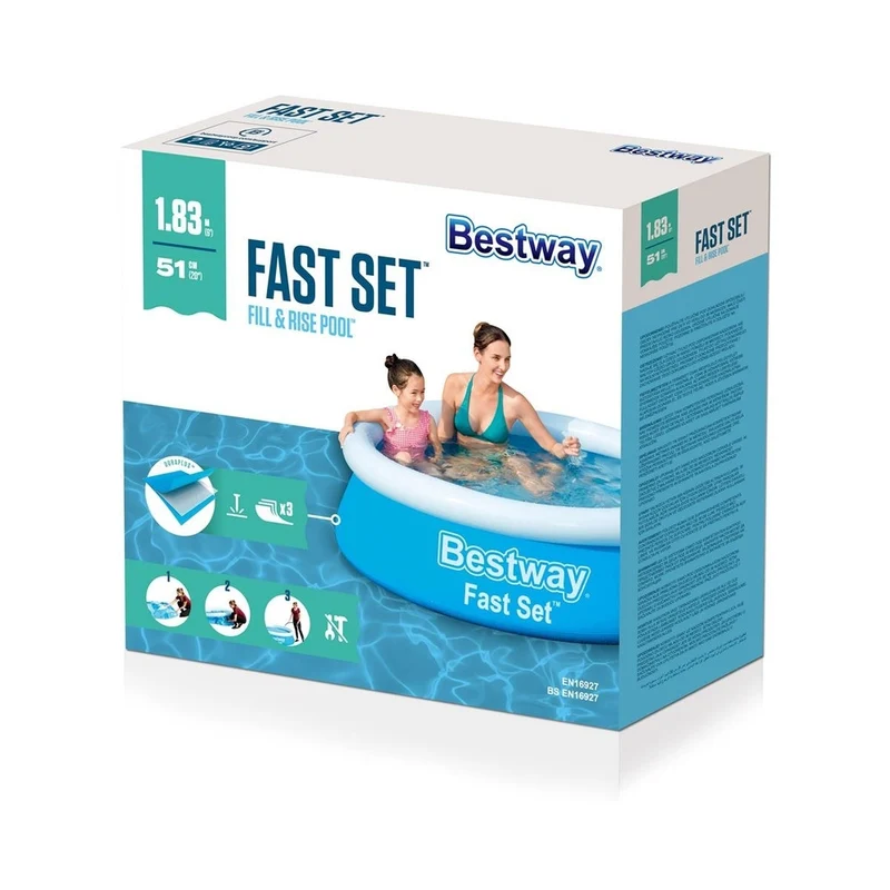 Bestway Piscina Fast Set 940L 183X51Cm
