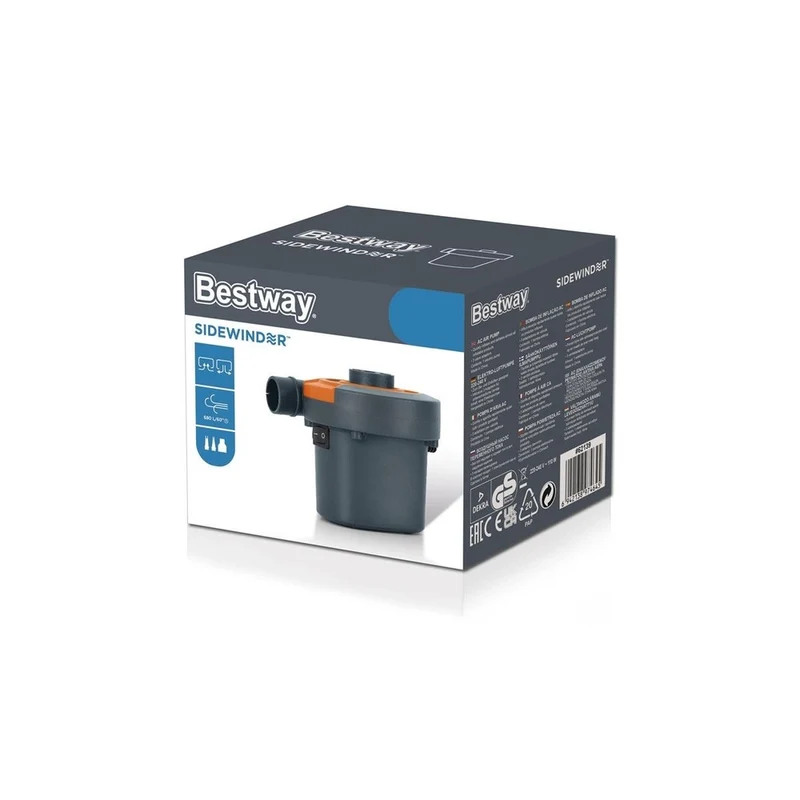 Bestway Sidewinder Pompa Gonfiaggio Elettrica