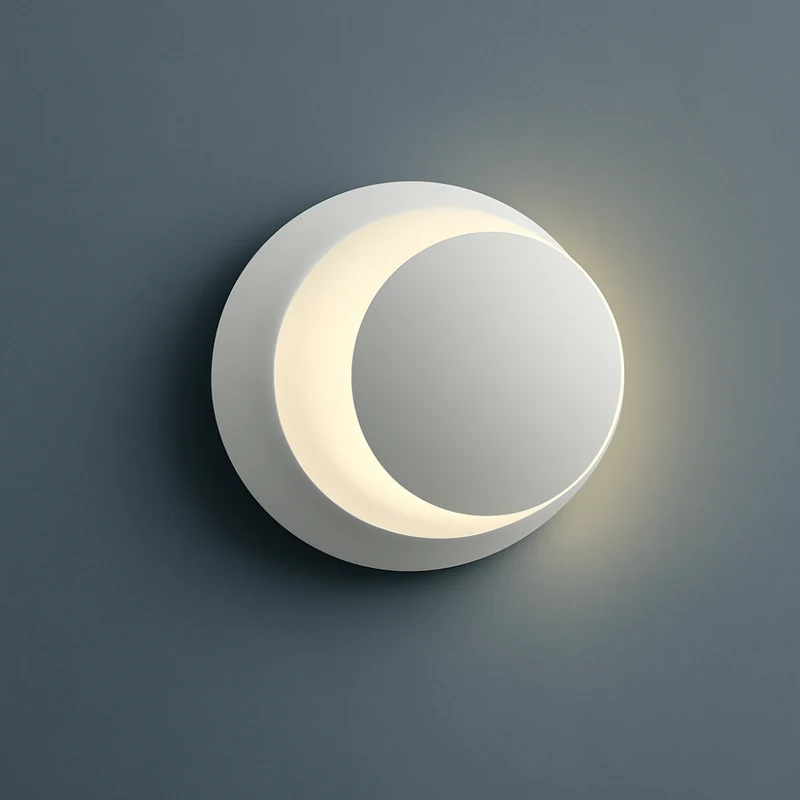 Modern rotating LED wall lamp with 350° swivel