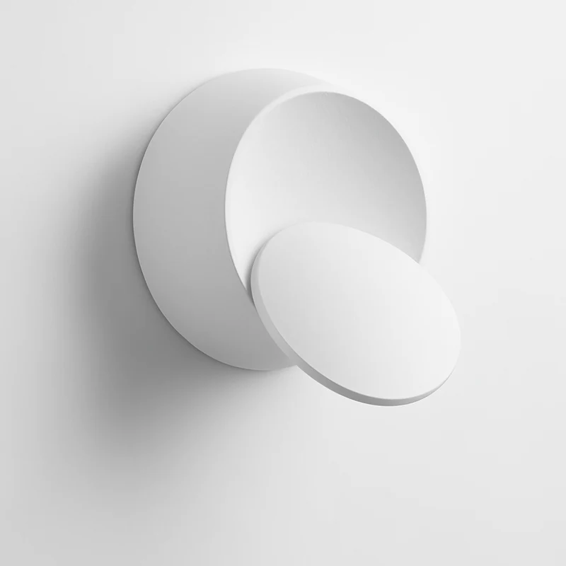 Modern rotating LED wall lamp with 350° swivel