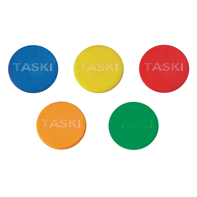 Set bottoni colorati per telaio JonMaster Diversey TASKI Ultra Plus Colour Coding Set 1 pezzo DISPONIBILE IN 7 GIORNI LAVORATIVI