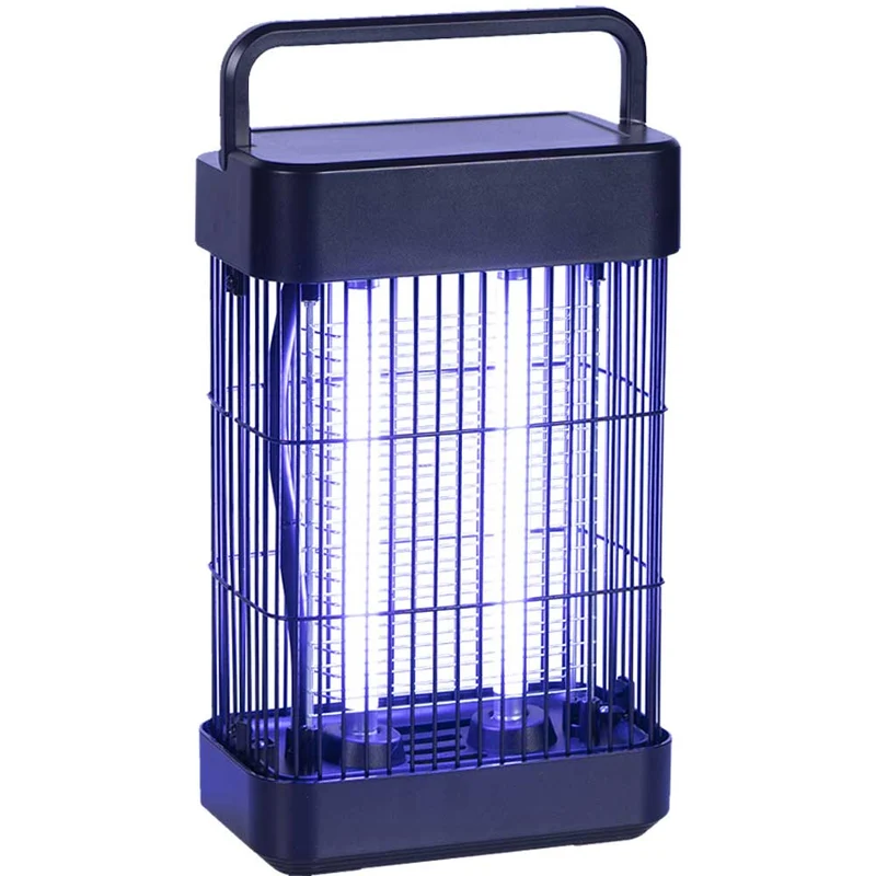 Zanzariera Elettrica Anti Zanzare Mosche 2 Lampade UV Elettroinsetticida 16W