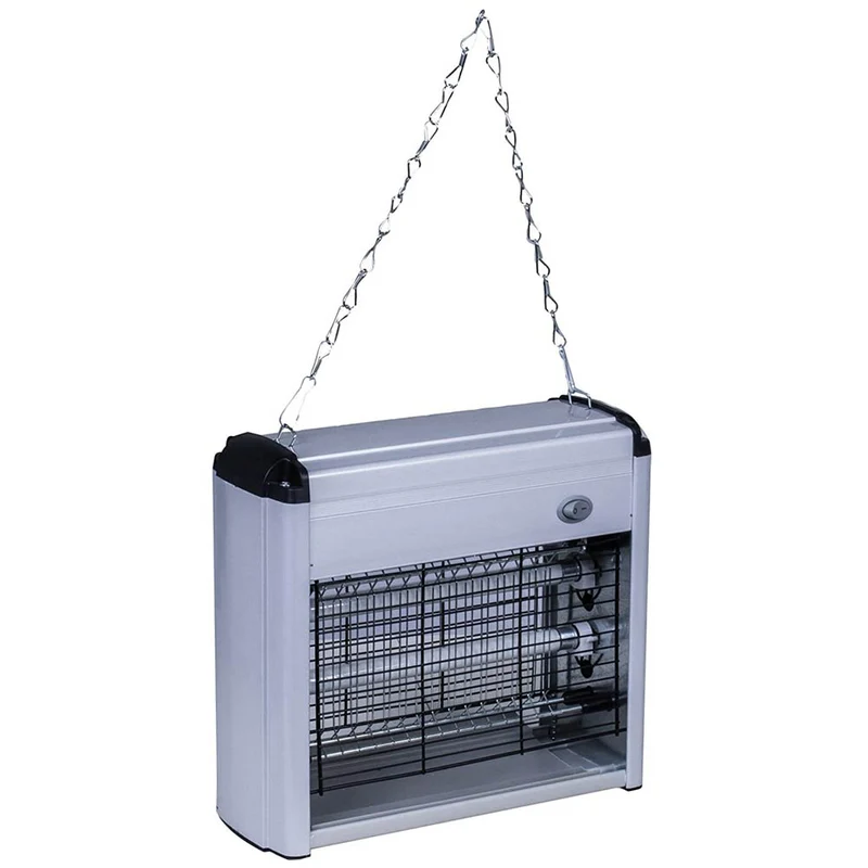 Zanzariera Elettrica Anti Zanzare Mosche 2 x 6W Lampade UV ideale per parete