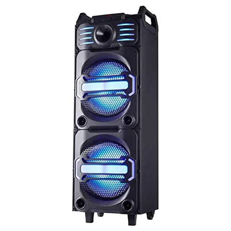 Cassa Altoparlante Speaker Bluetooth con Effetti Luce LED Portatile USB Aux MP3