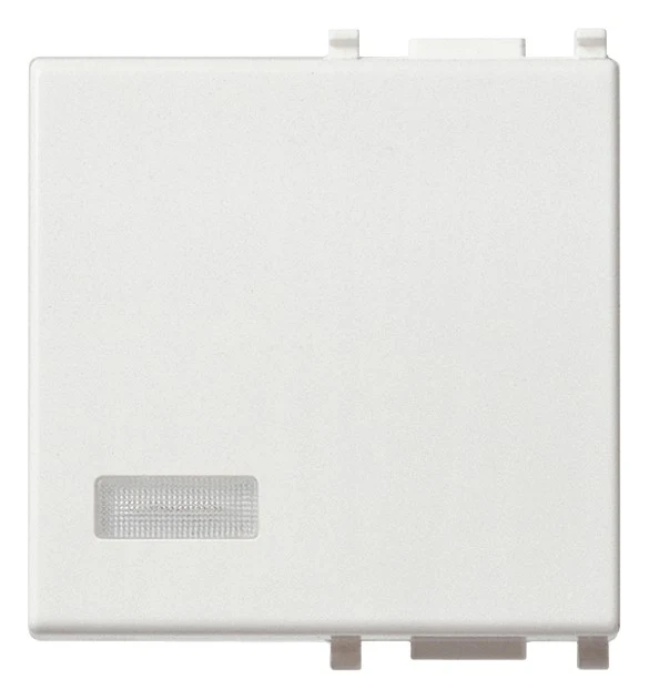 Tasto Vimar Plana 2 Moduli con Diffusore Illuminabile Bianco – 14027