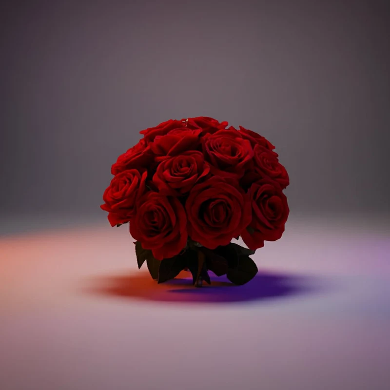 Artificial Flower Arrangements with Realistic Roses and Open Blooms for Vase Décor