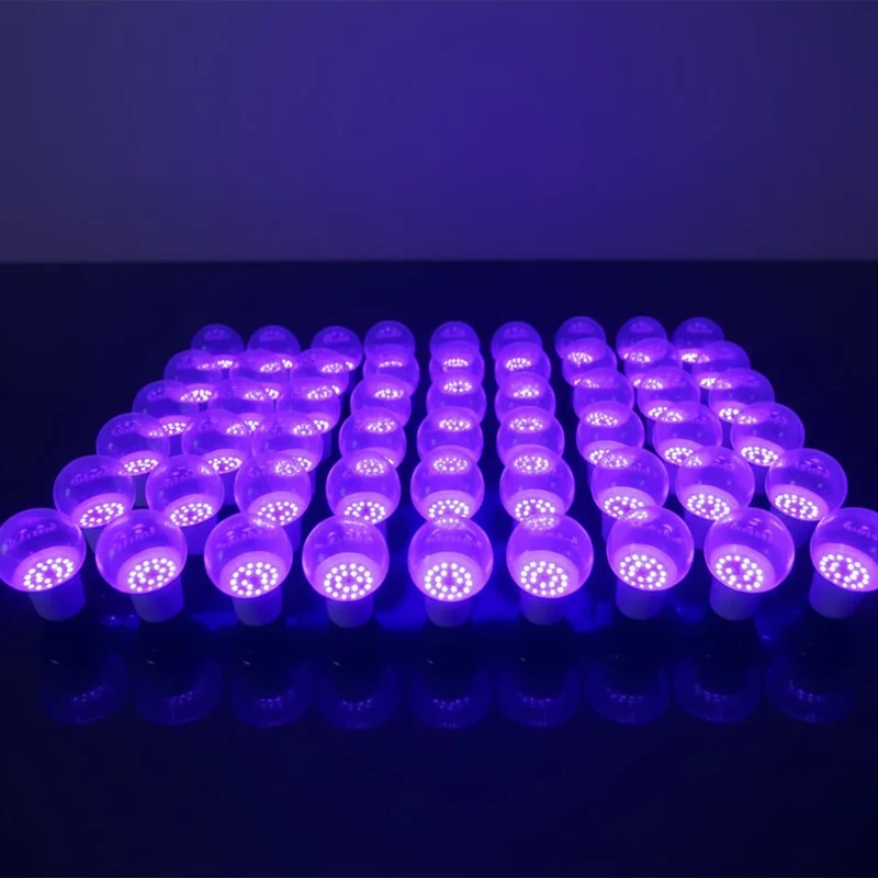 Black Light Bulb LED E27 with Purple Glow for Halloween Decorations