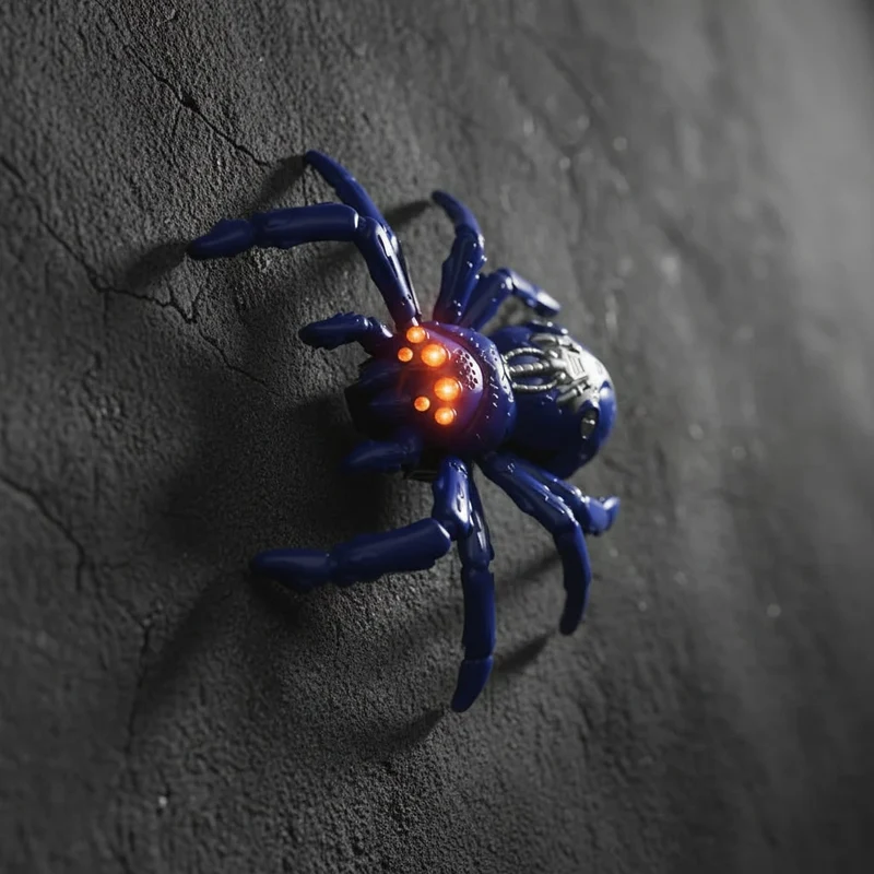 Wall Climbing Spider Toy with Remote Control and LED Eyes