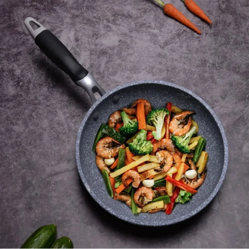 Nonstick Aluminum Stone Pan for Pancakes and Fried Eggs