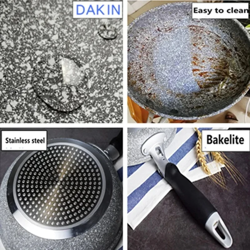 Nonstick Aluminum Stone Pan for Pancakes and Fried Eggs