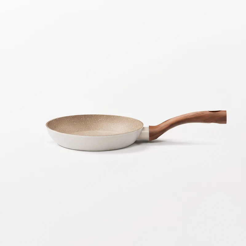 Granite Non-Stick Pancake and Fried Egg Pan with Wood-Look Handle