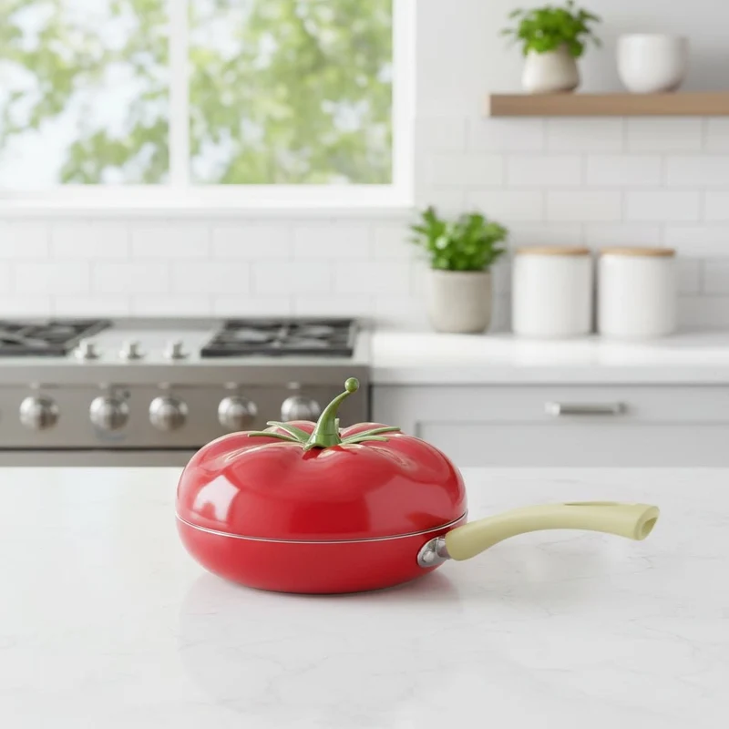 Nonstick Aluminum Pancake Pan with Lid for Pancakes and Fried Eggs