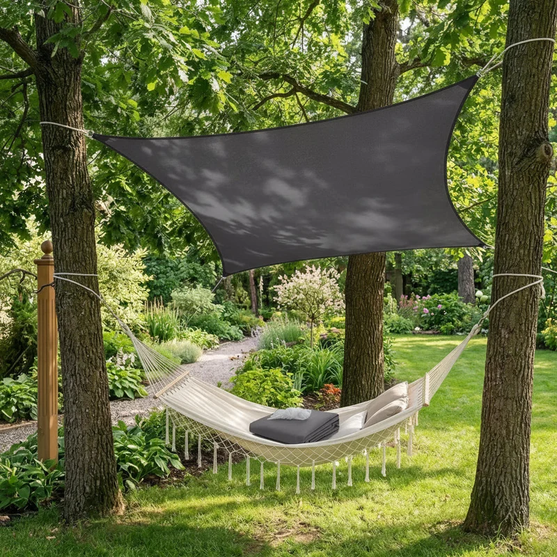 Zonnedoek rechthoekig – Waterdicht met UV-werende dichte weving