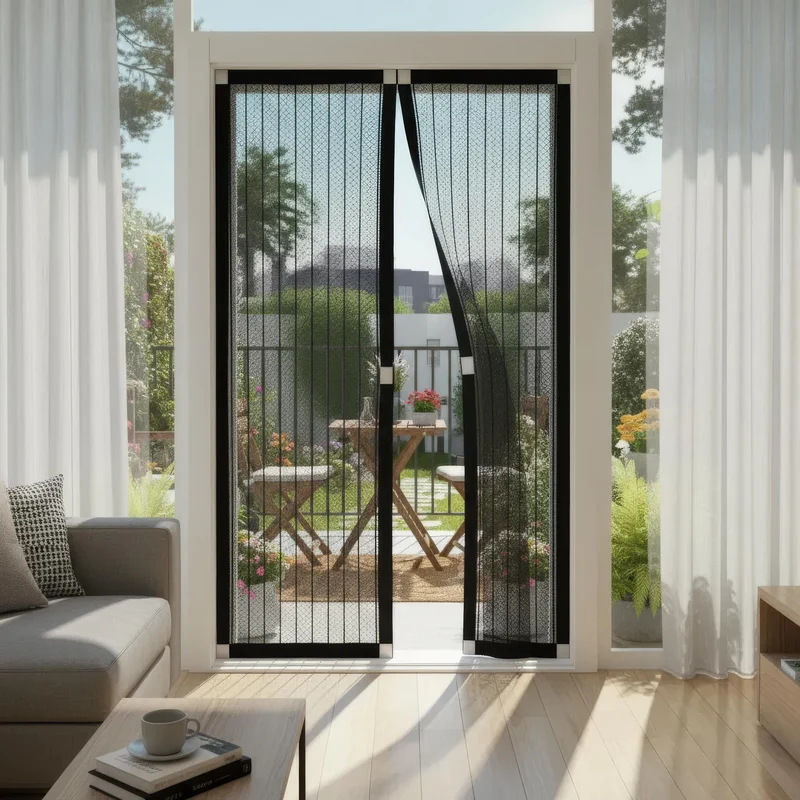 Hordeur met magneetsluiting – Sluit vanzelf en laat huisdieren door