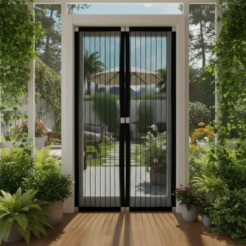 Hordeur met magneetsluiting – Sluit vanzelf en laat huisdieren door