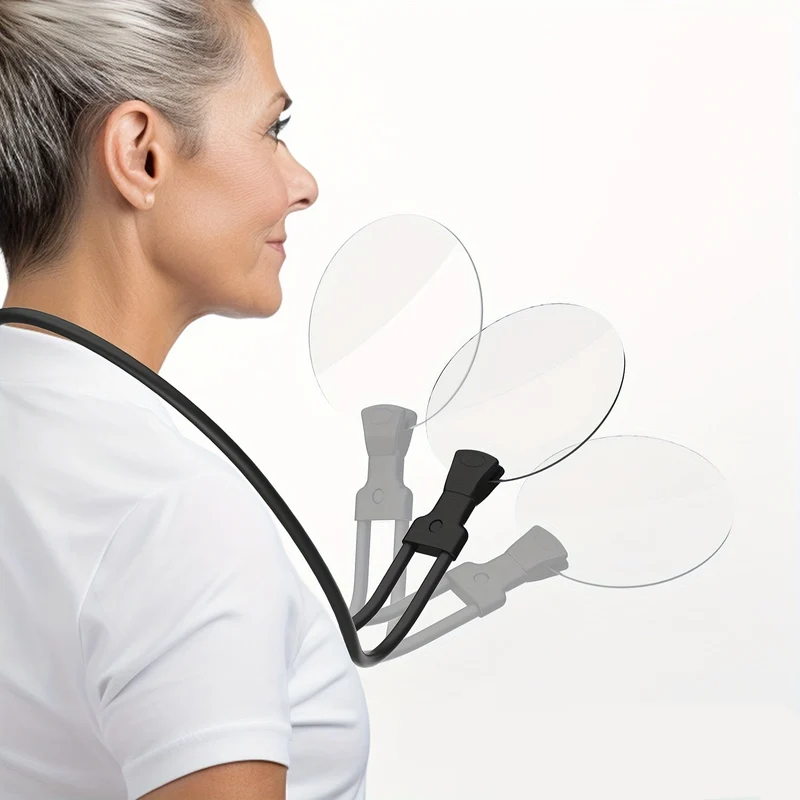 Leesvergrootglas met nekband – 5x vergroting en handsfree draagbaar