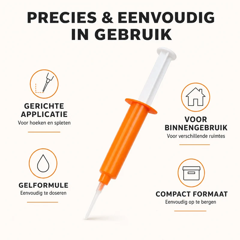Kakkerlakken Gel 3 Stuks – Lokmiddel met Precisieapplicator voor Gerichte Bestrijding