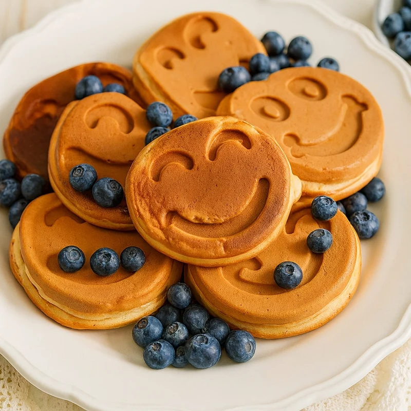 Pfannkuchen Pfanne mit 7 Smiley-Formen | PanSmile