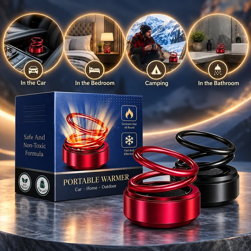 Tragbarer Heizer ohne Strom | KinetiWarm