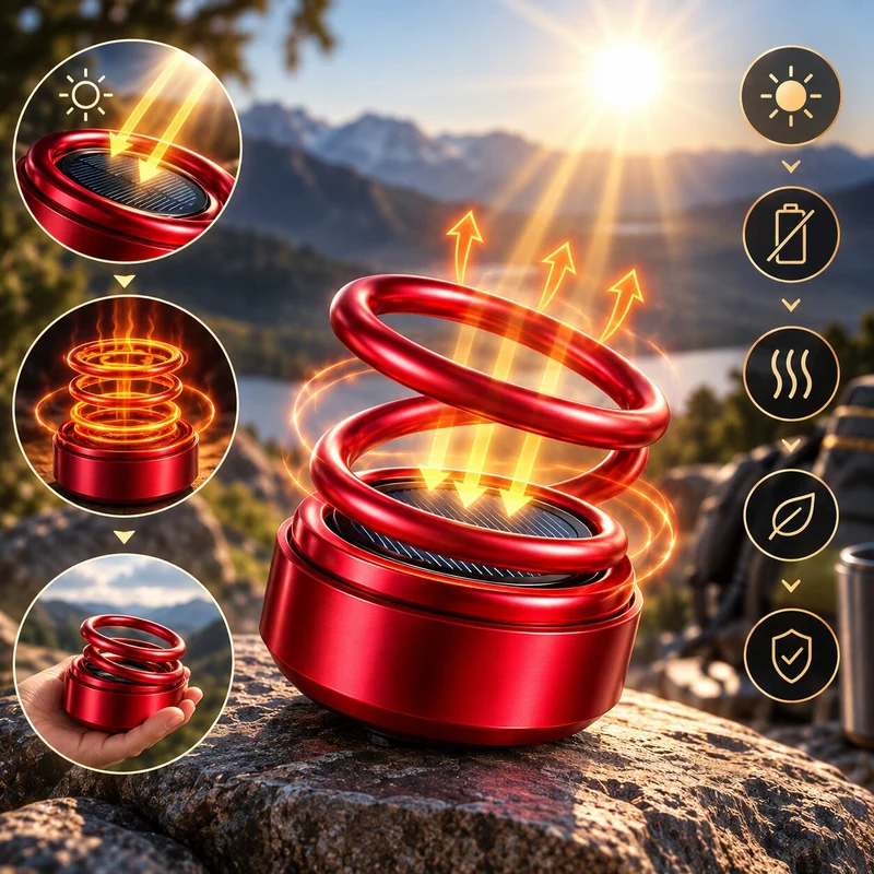 Tragbarer Heizer ohne Strom | KinetiWarm