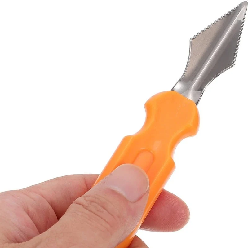 Halloween Stainless Steel Pumpkin Tools with Case and Ergonomic Handles