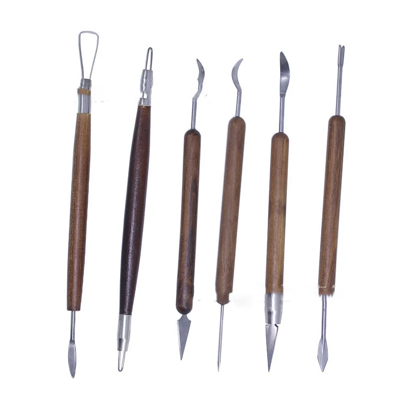 Halloween Stainless Steel Pumpkin Carving Knife with Wooden Handle Knives